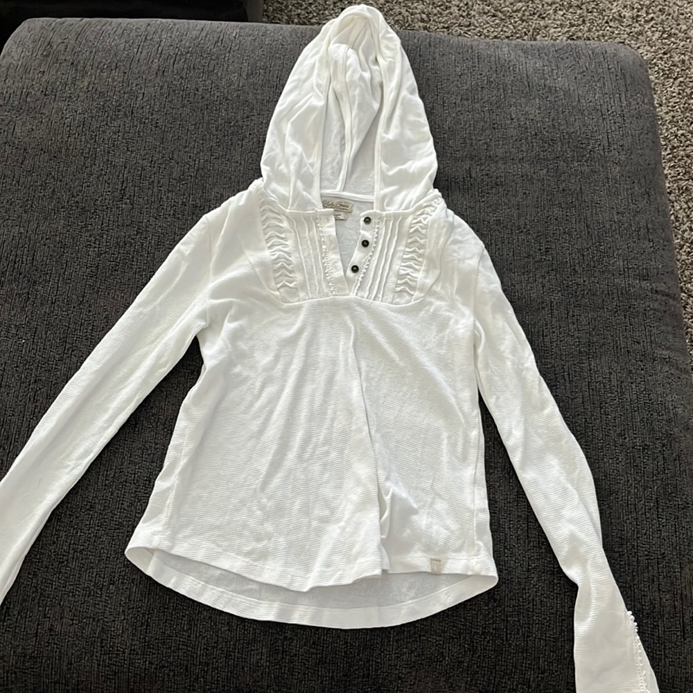 Lucky brand white long sleeve
